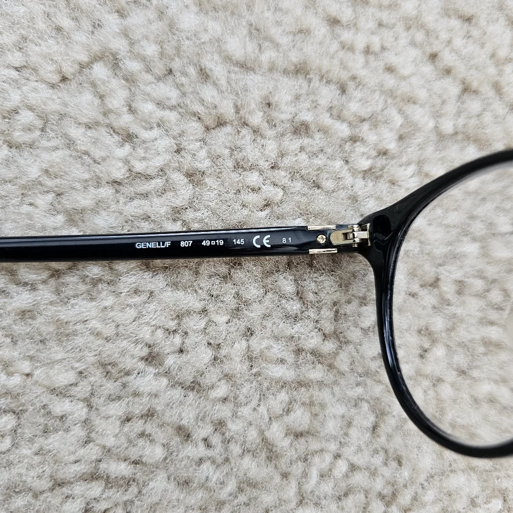 Kate Spade Genell eyeglasses full rim oval black 49-19-145